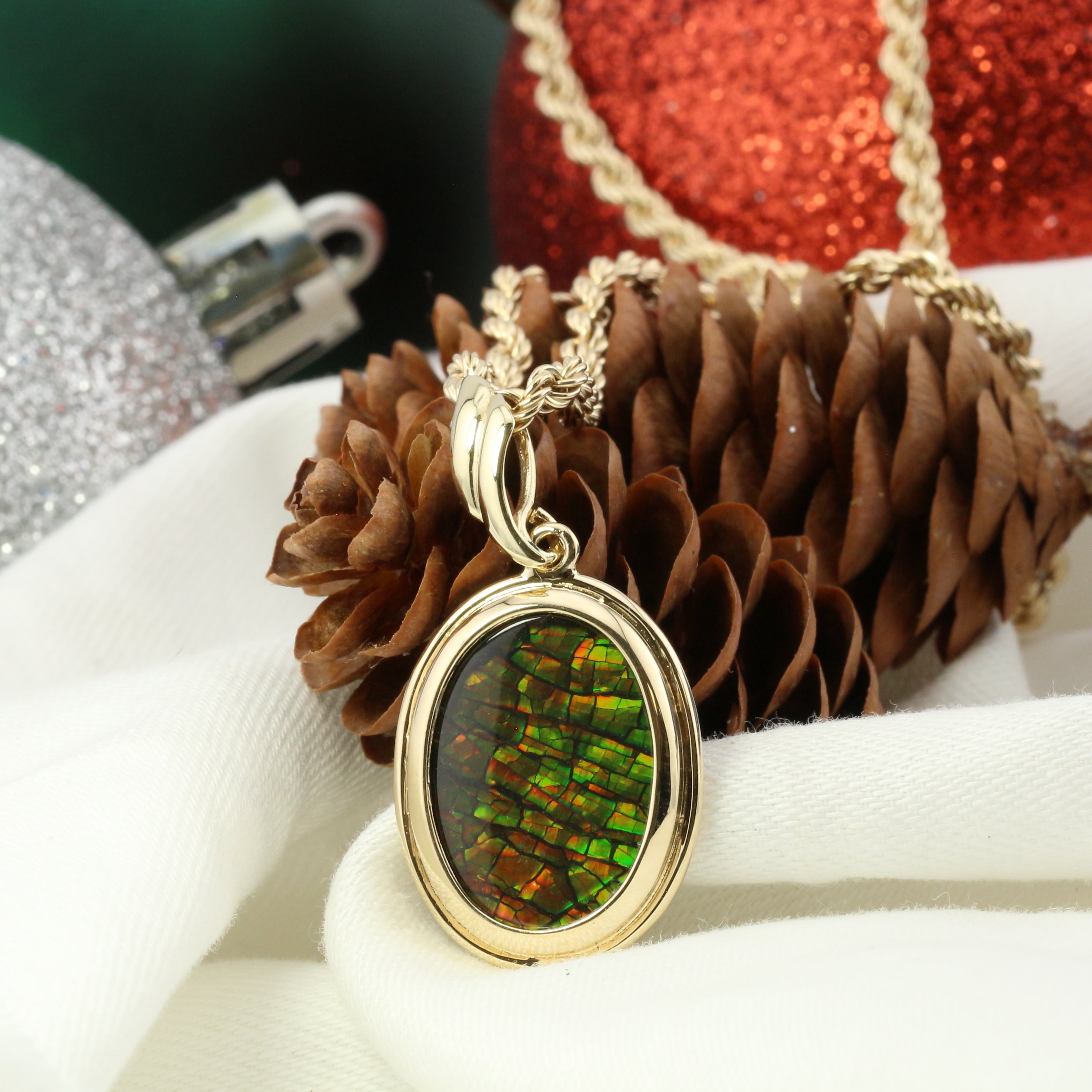 Ammolite necklace outlet