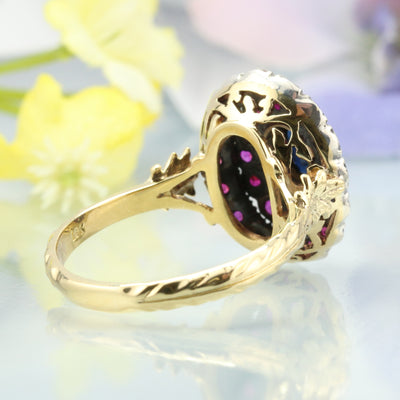 Sapphire & Ruby Ring