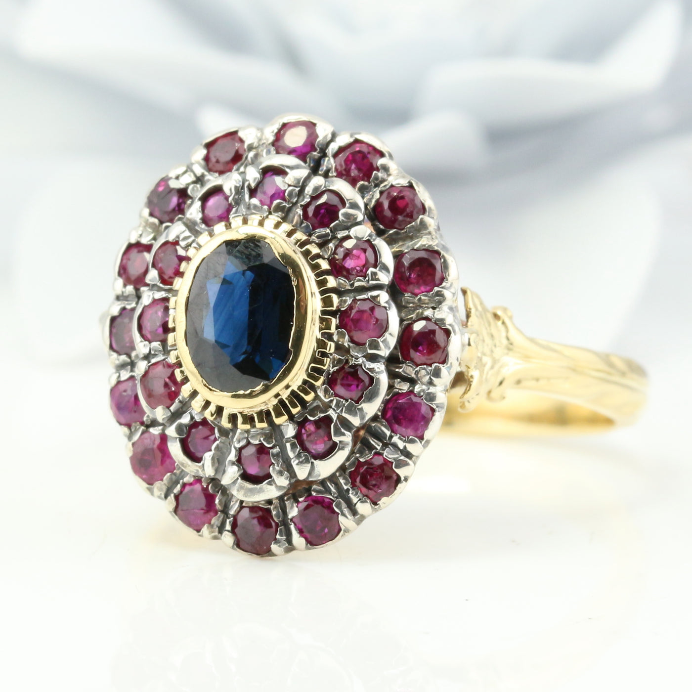 Sapphire & Ruby Ring