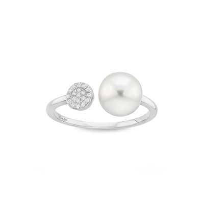 Pearl and diamond ring - Miss Mimi