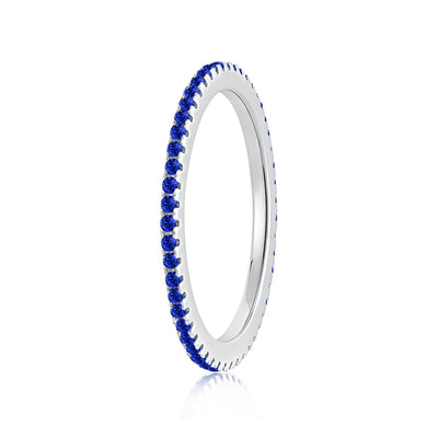 Full eternity single row stackable ring - Miss Mimi