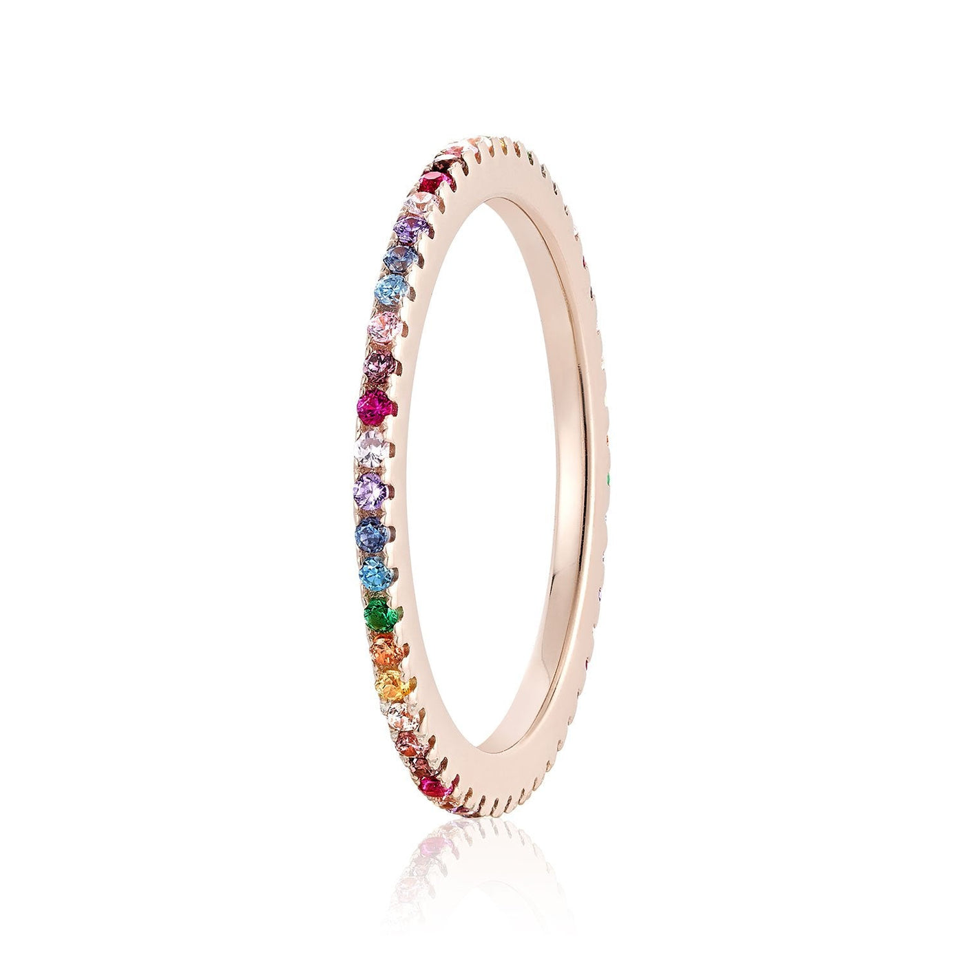 Full eternity single row stackable ring - Miss Mimi