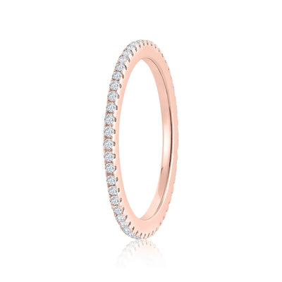 Full eternity single row stackable ring - Miss Mimi