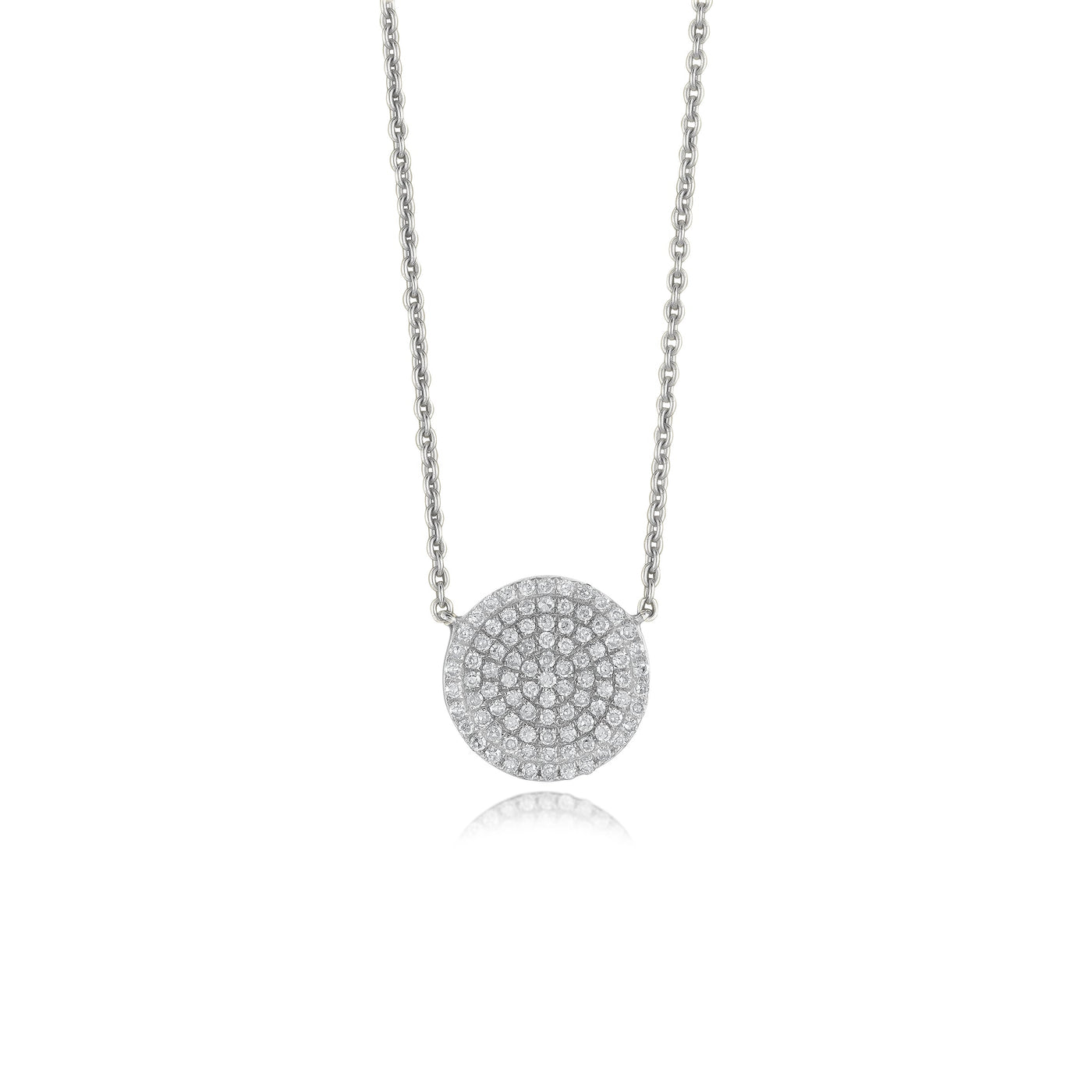 Round Pave Pendant - Miss Mimi