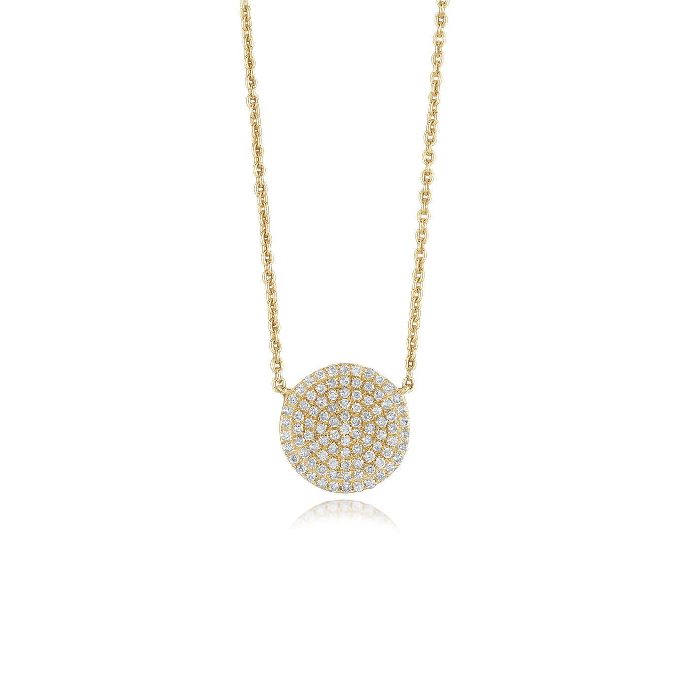 Round Pave Pendant - Miss Mimi