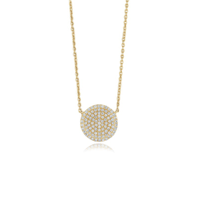 Round Pave Pendant - Miss Mimi