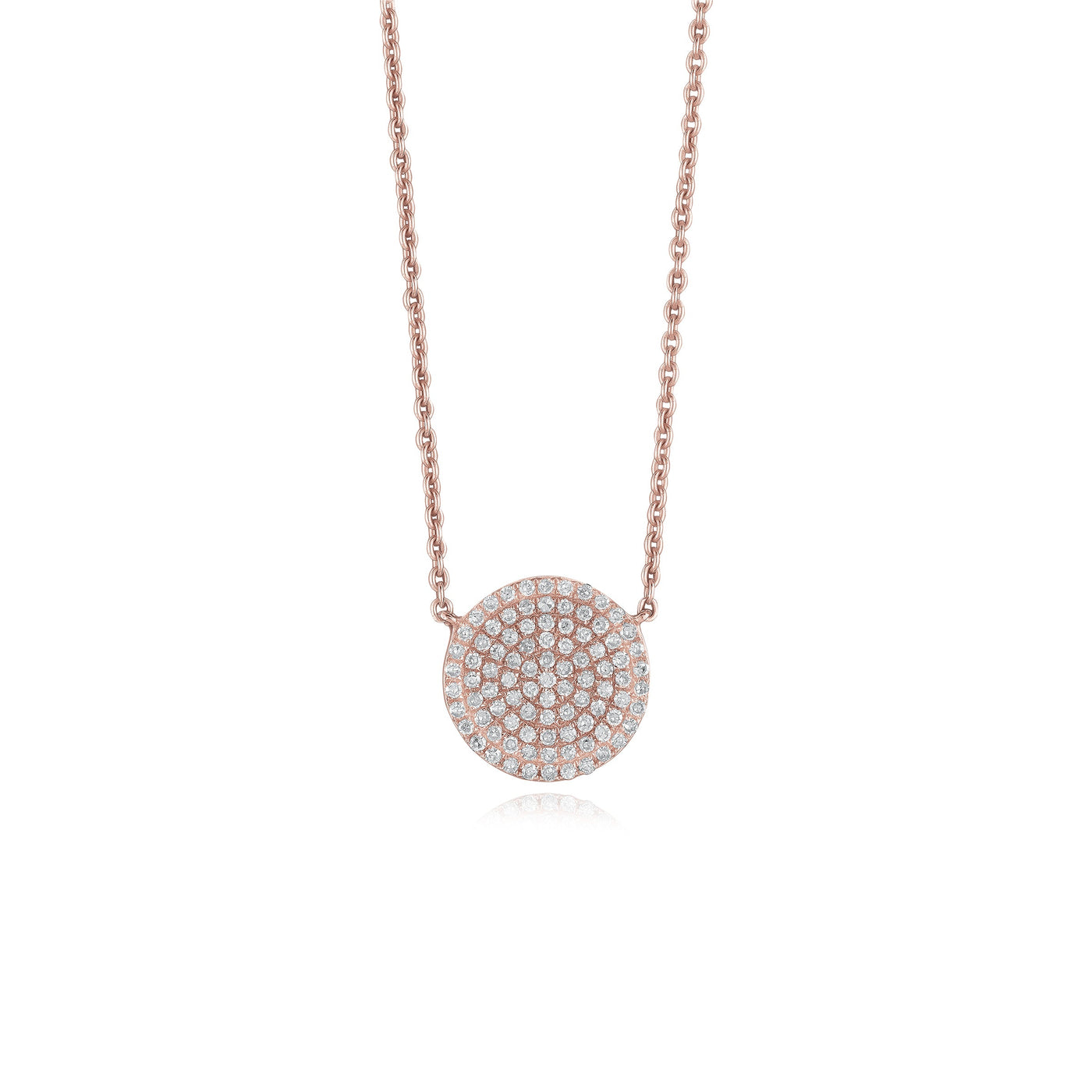 Round Pave Pendant - Miss Mimi