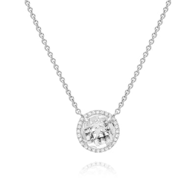 Diamond round necklace - Miss Mimi