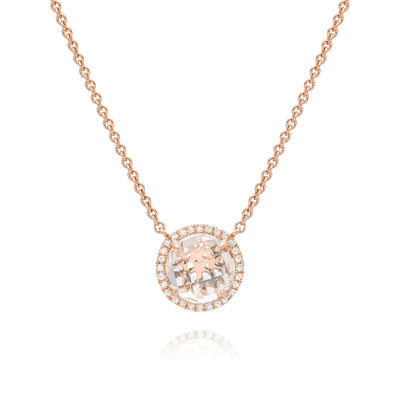 Diamond round necklace - Miss Mimi