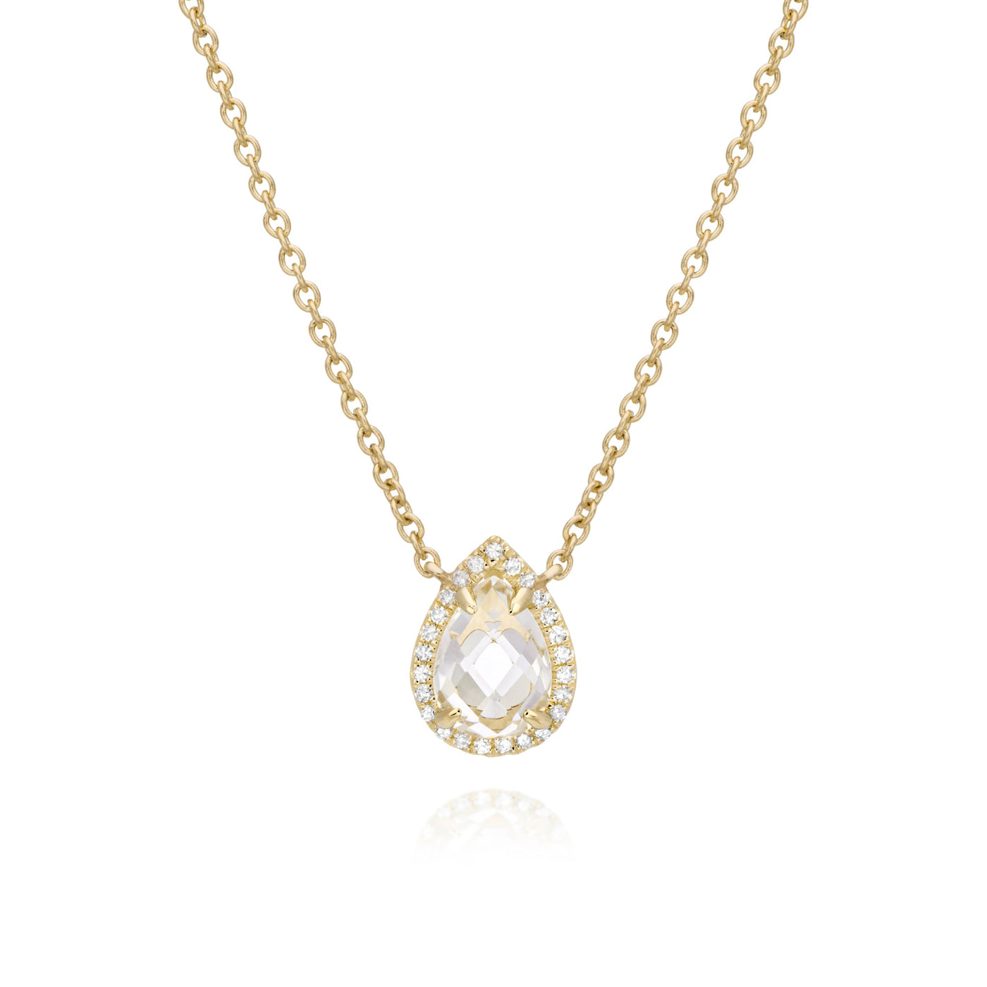 Diamond pear necklace - Miss Mimi