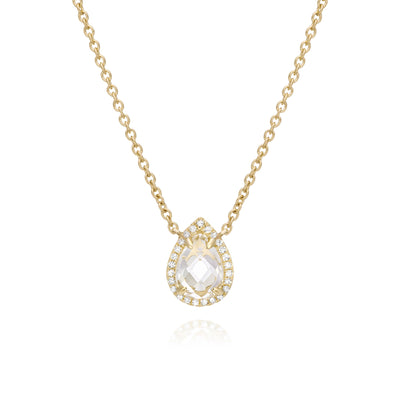 Diamond pear necklace - Miss Mimi