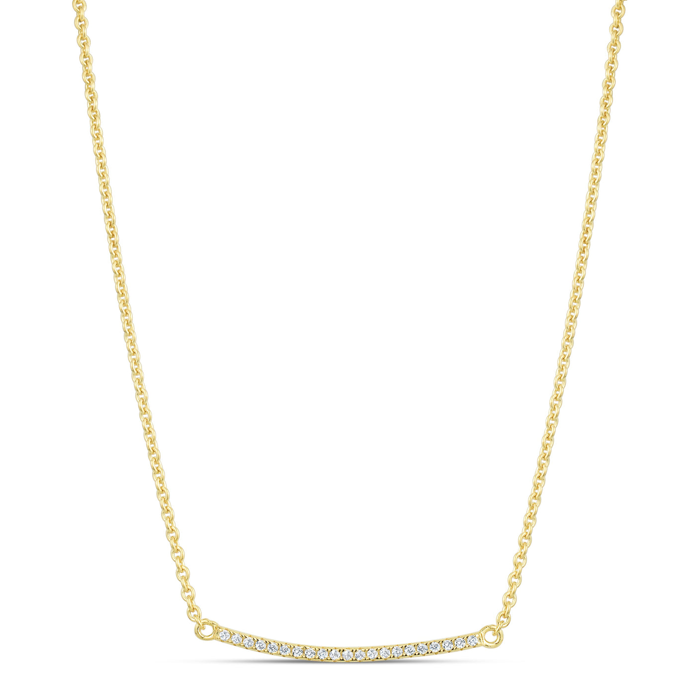 Bar Necklace in Yellow