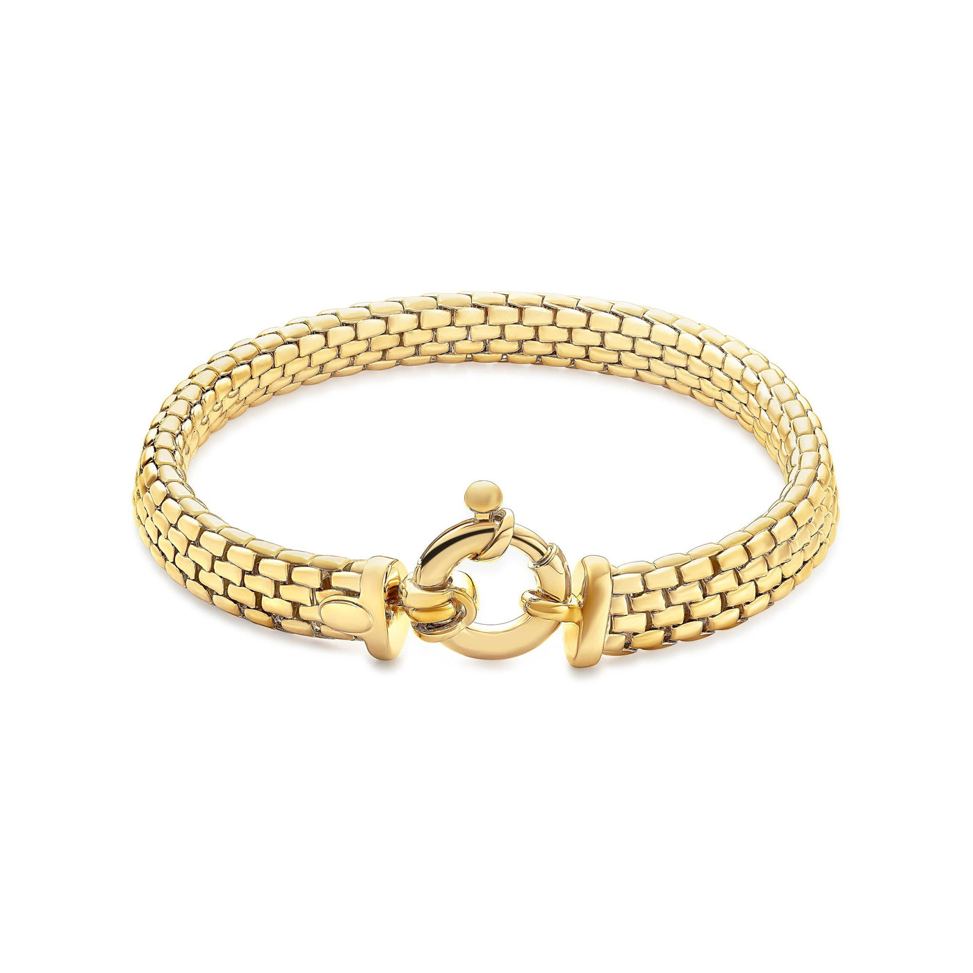 Flexible interlocked link bracelet - Miss Mimi