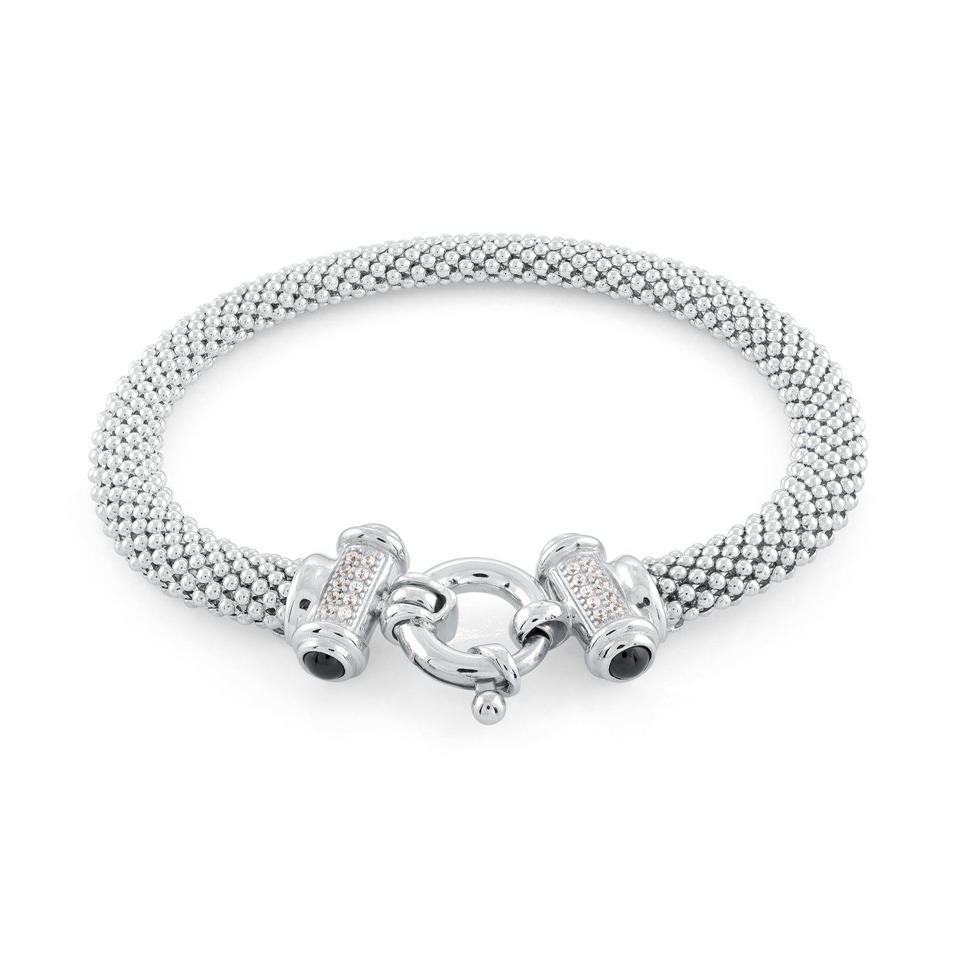 Mesh bracelet with round buckle - Miss Mimi