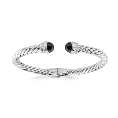 Hinged Twist bangle - Miss Mimi