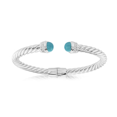 Hinged Twist bangle - Miss Mimi