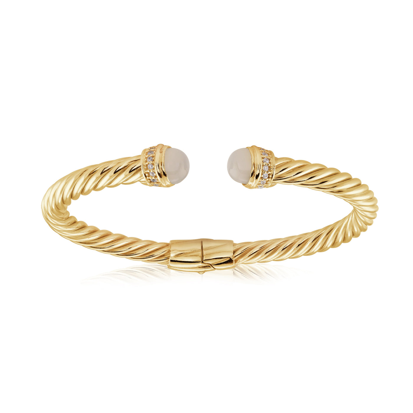 Hinged Twist bangle - Miss Mimi