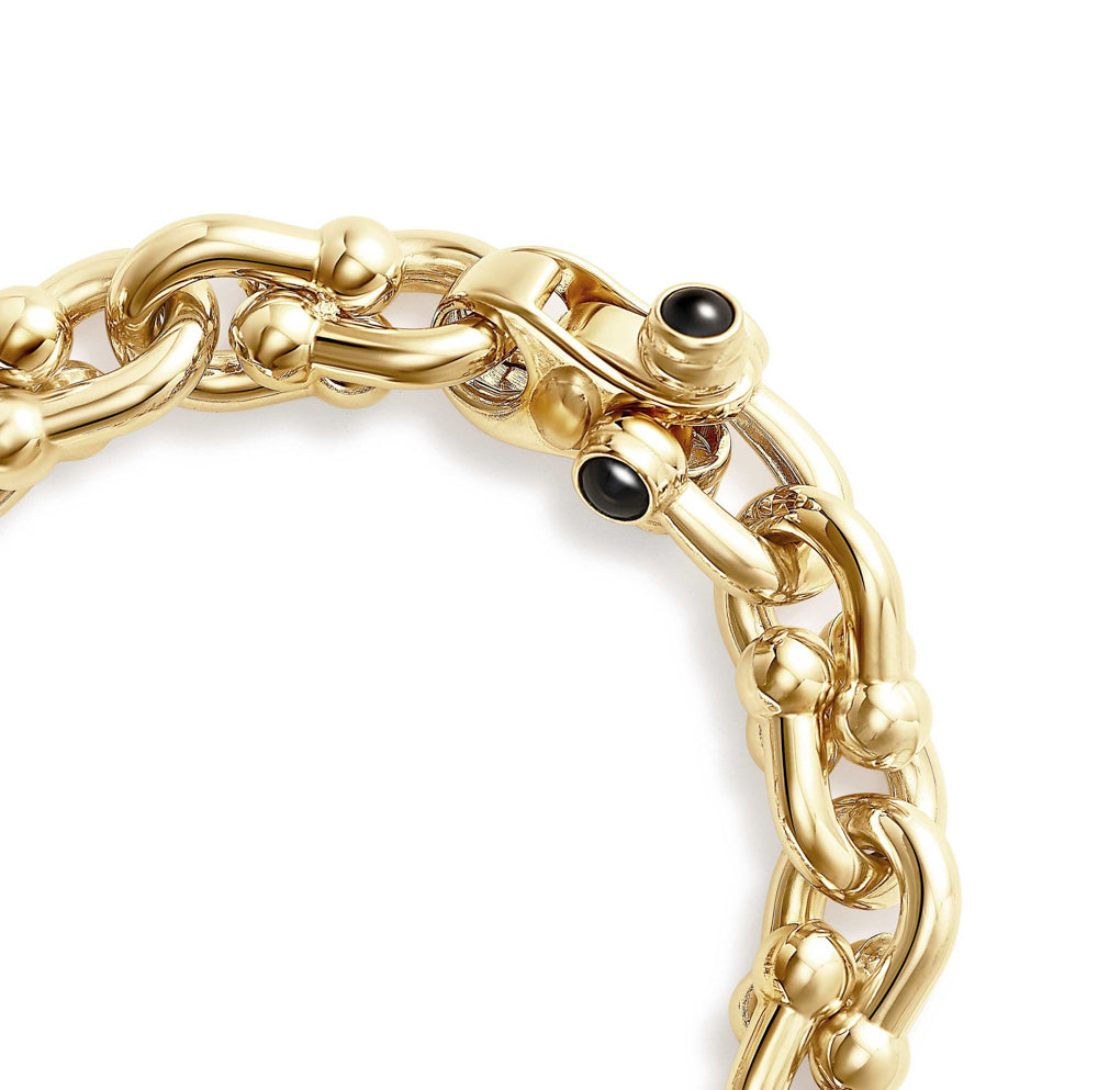 Large marine link chain bracelet - Miss Mimi