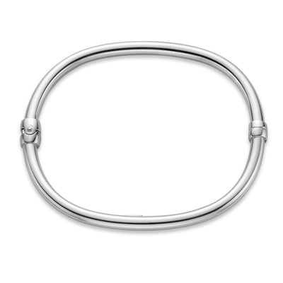 The Sleek And Simple Bangle in White