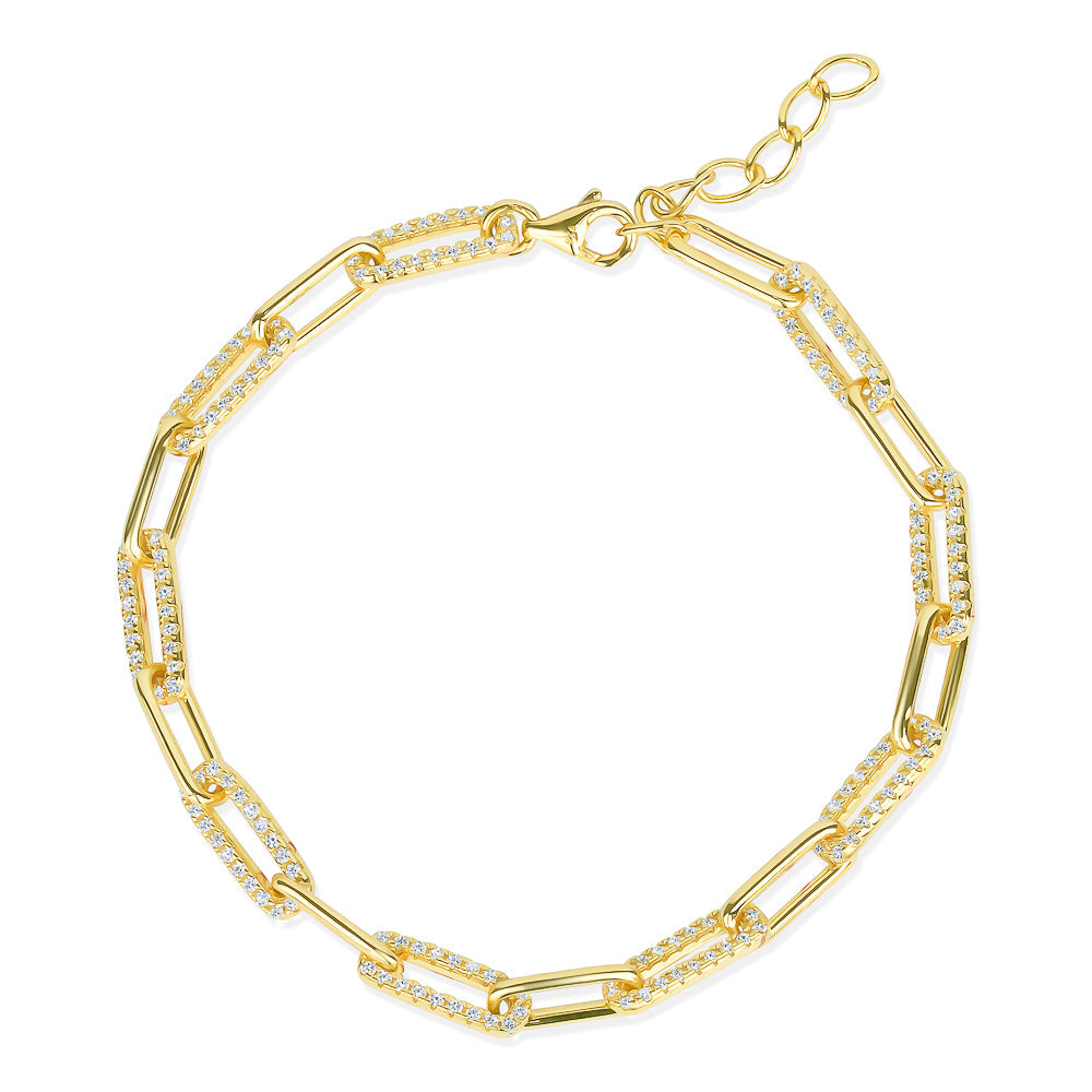 Pretty Link Bracelet in Yellow