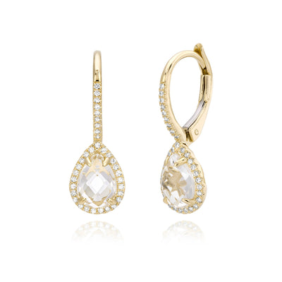 Diamond pear shape earring - Miss Mimi