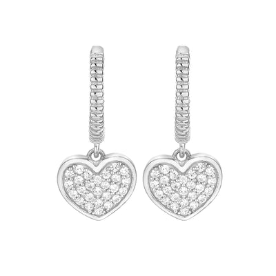 Heart shaped earrings - Miss Mimi