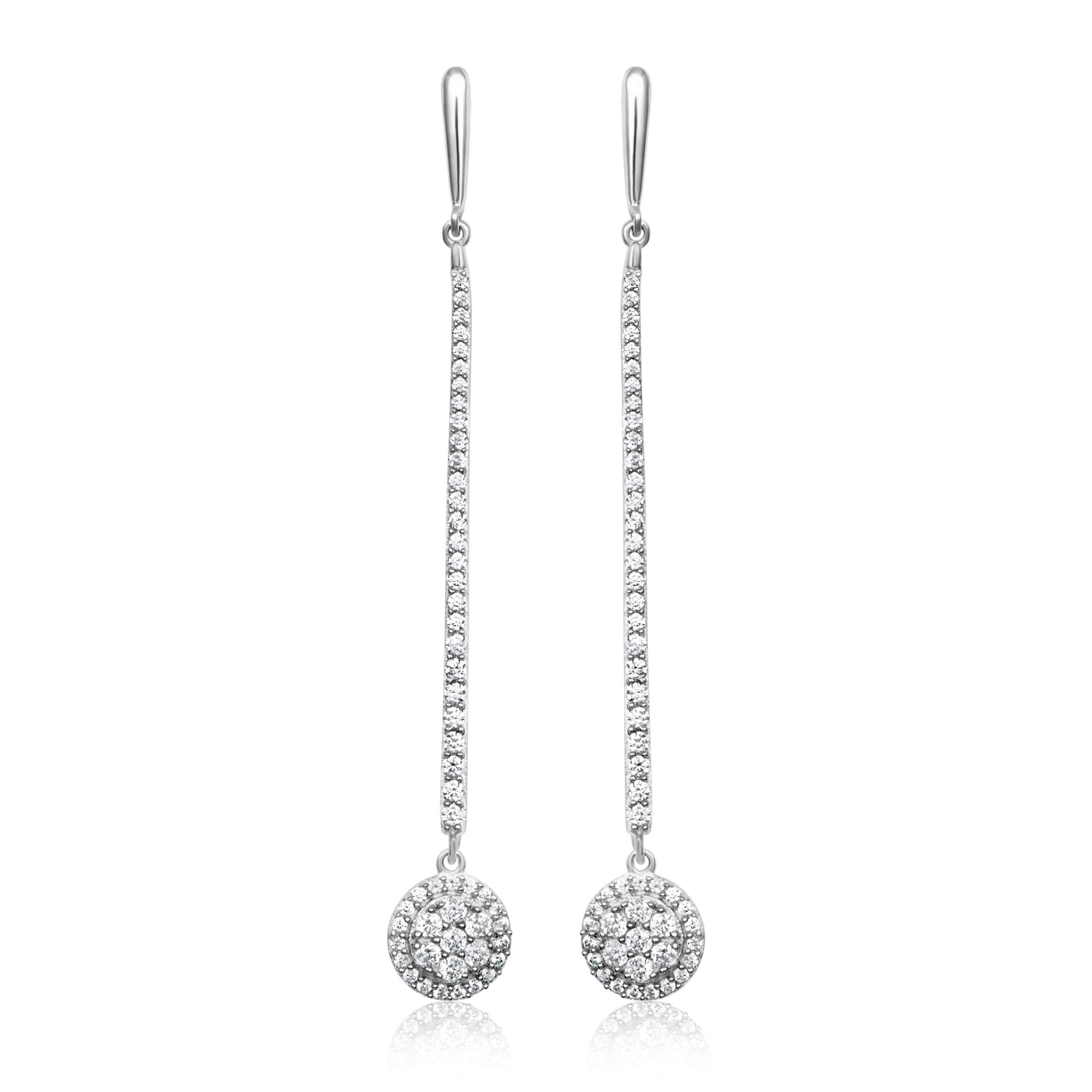 Round drop earrings - Miss Mimi