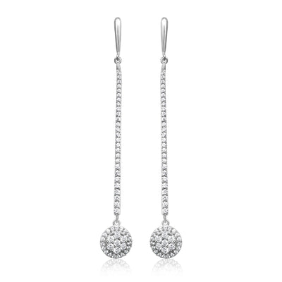 Round drop earrings - Miss Mimi