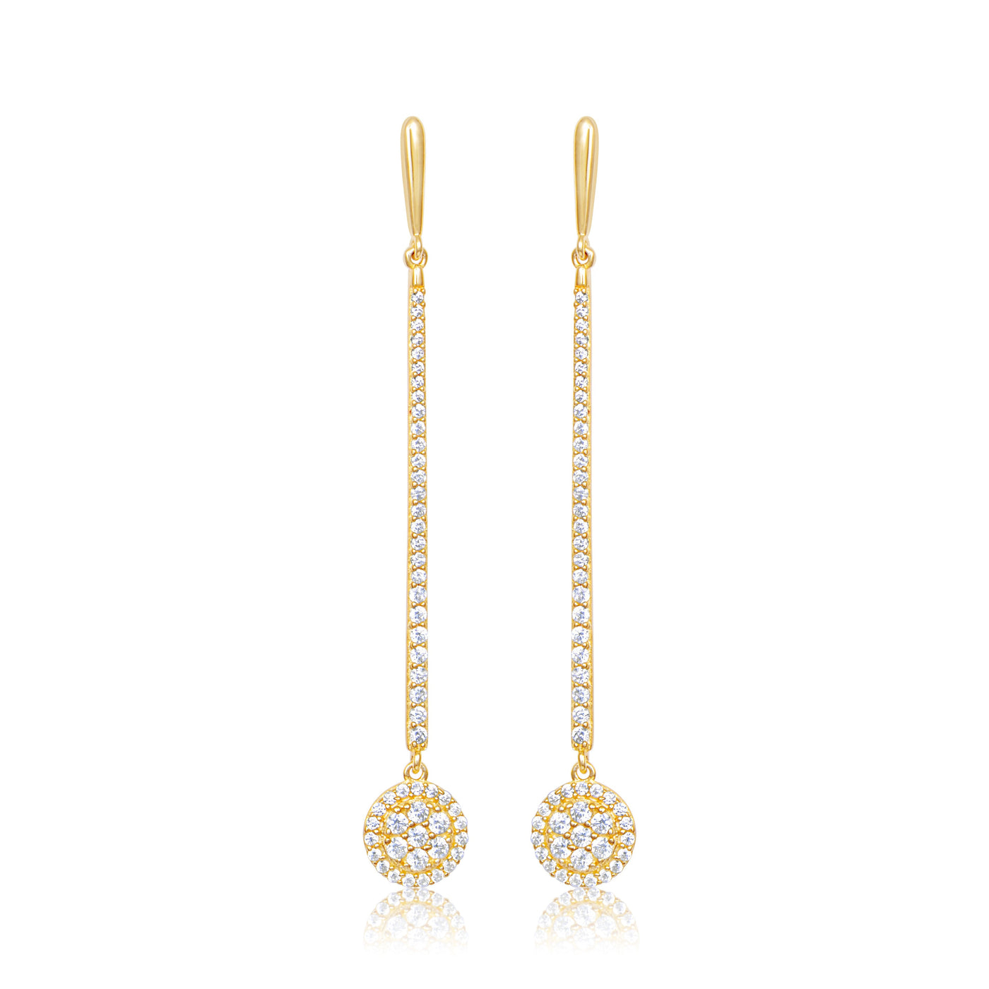 Round drop earrings - Miss Mimi