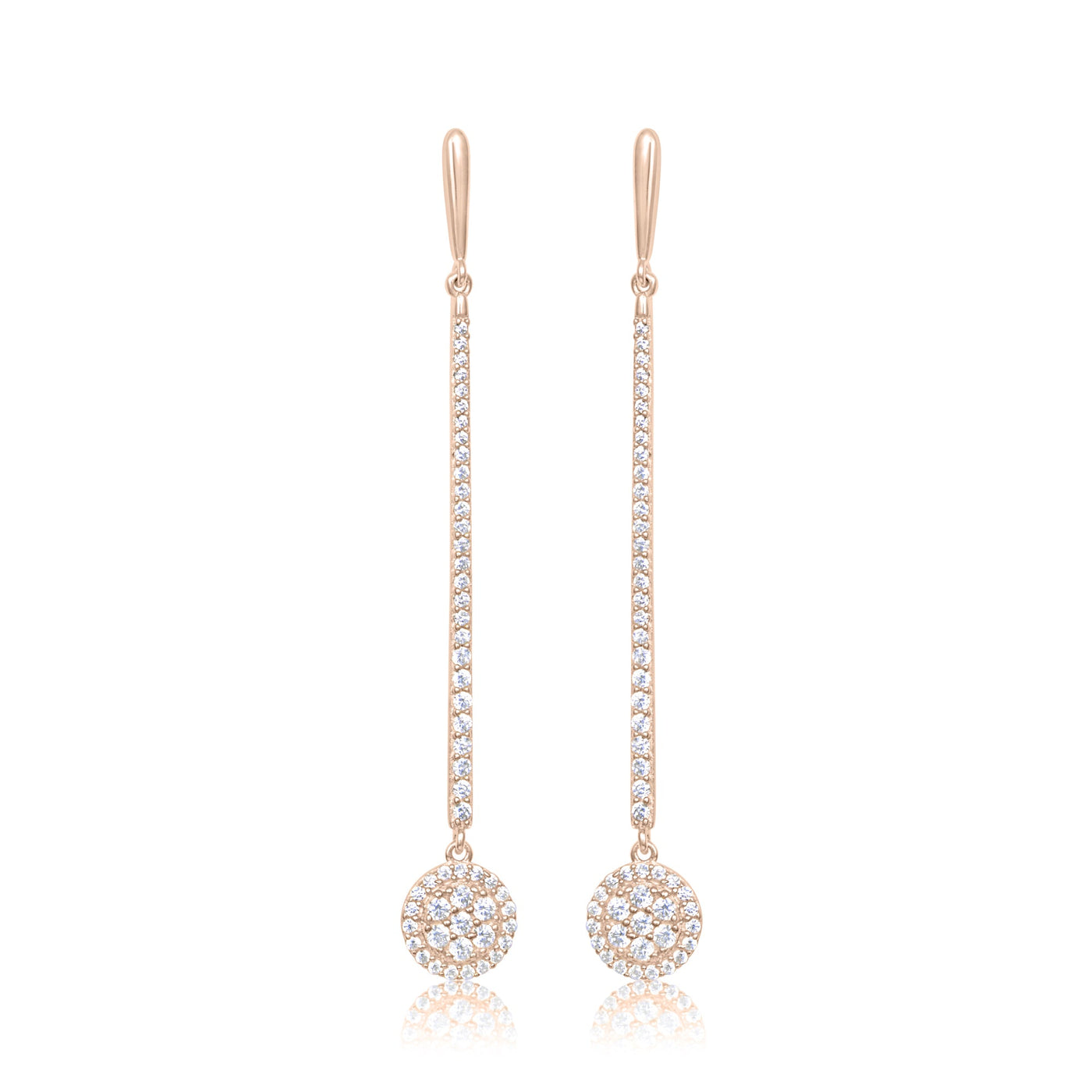 Round drop earrings - Miss Mimi