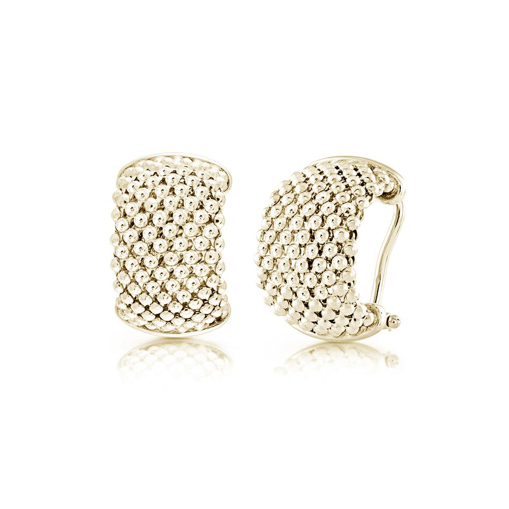 Iconic beaded mesh earring - Miss Mimi