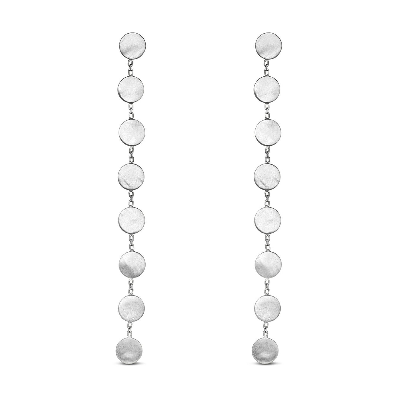 Hammered Drop Earrings - Miss Mimi