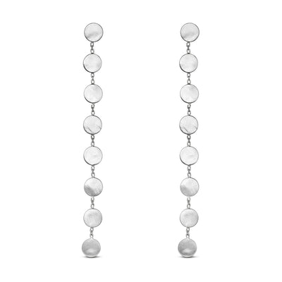 Hammered Drop Earrings - Miss Mimi