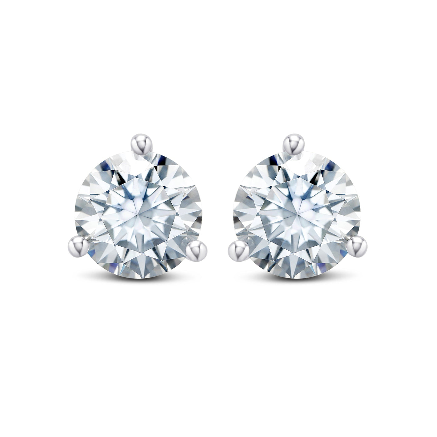 0.5CT Martini Studs in White