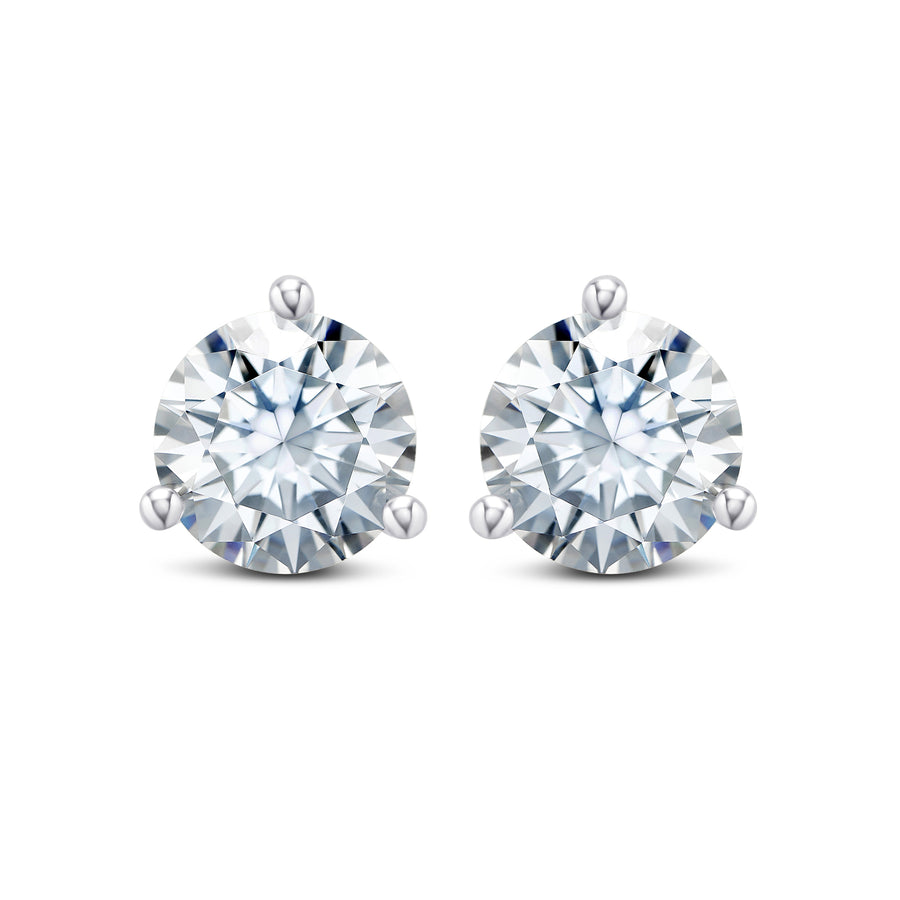 0.75CT Martini Studs in White