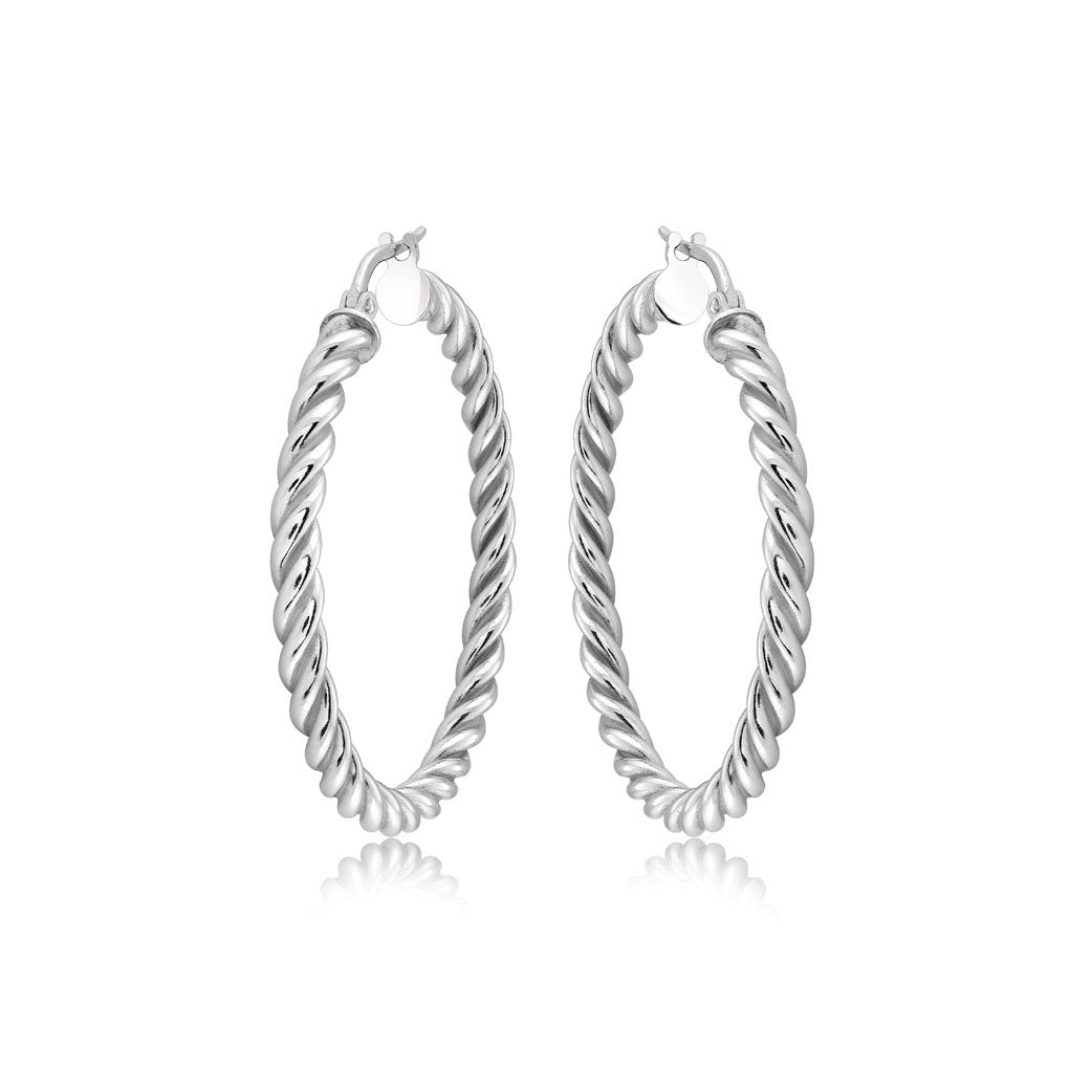 Medium twist hoop - Miss Mimi