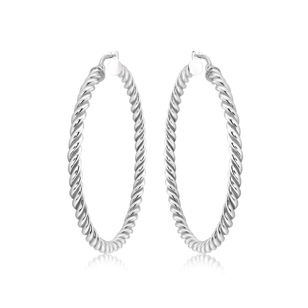 Large twist hoop - Miss Mimi