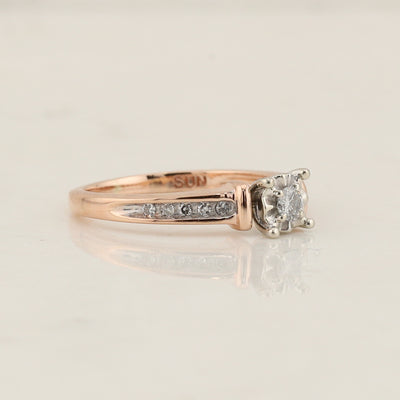 Diamond Rose Gold Ring