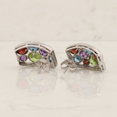 Multi Gem Earrings