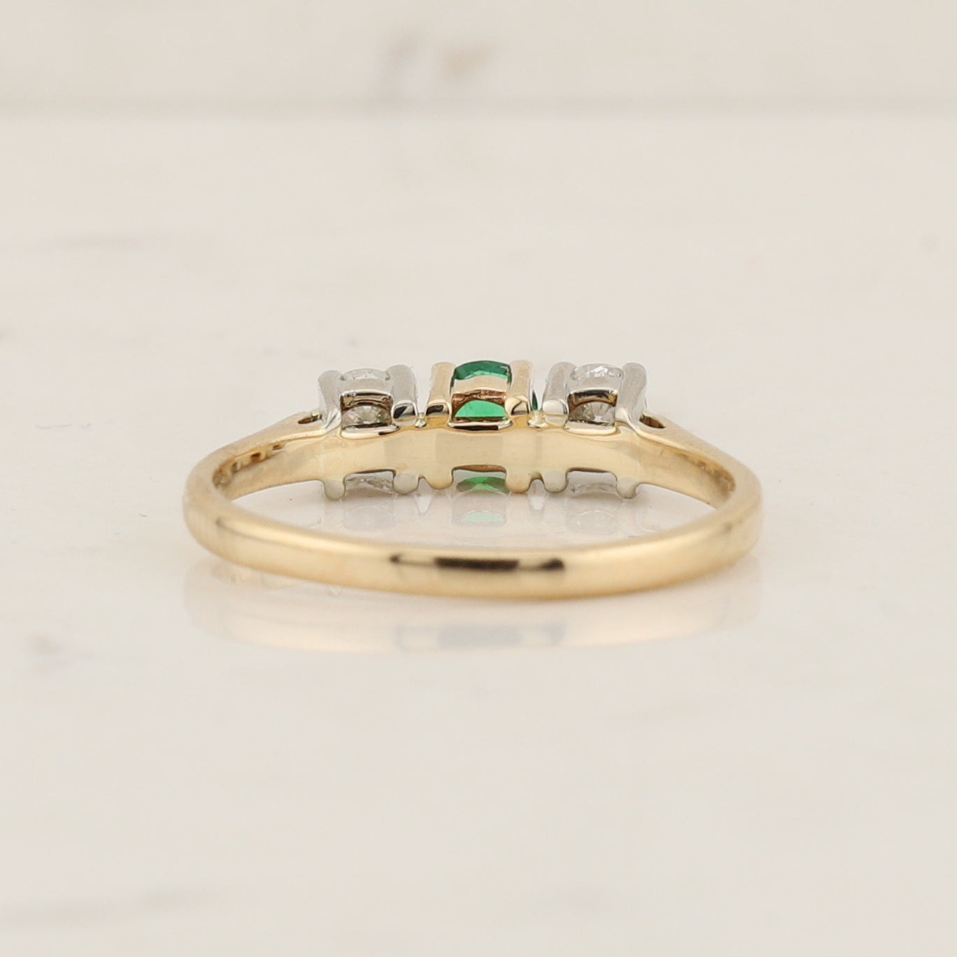 Emerald and Diamond Ring