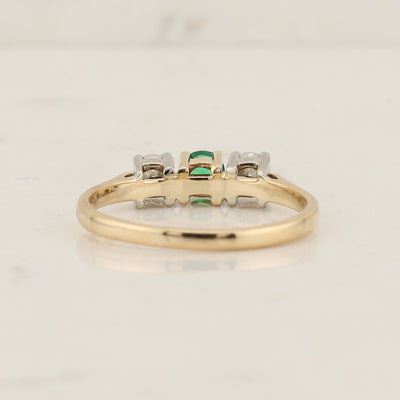 Emerald and Diamond Ring