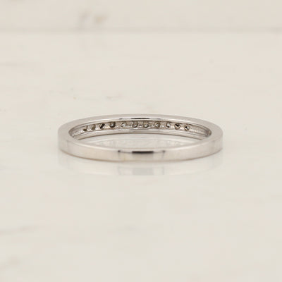 White Gold Wedding Band