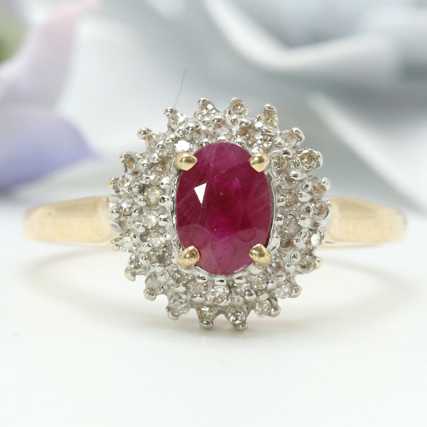 Ruby & Diamond Cluster