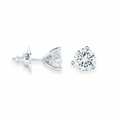 2CT Martini Studs in White