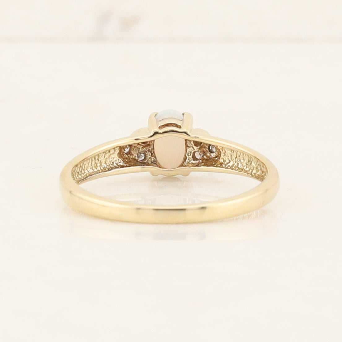 Opal and Diamond Ring