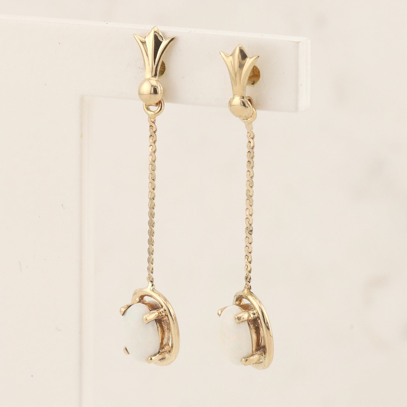 Opal Dangle Earrings