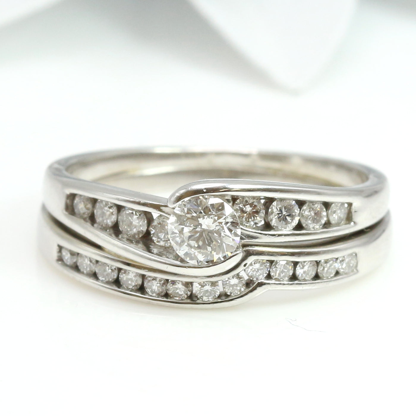Soldered Set Wedding & Engagement Ring