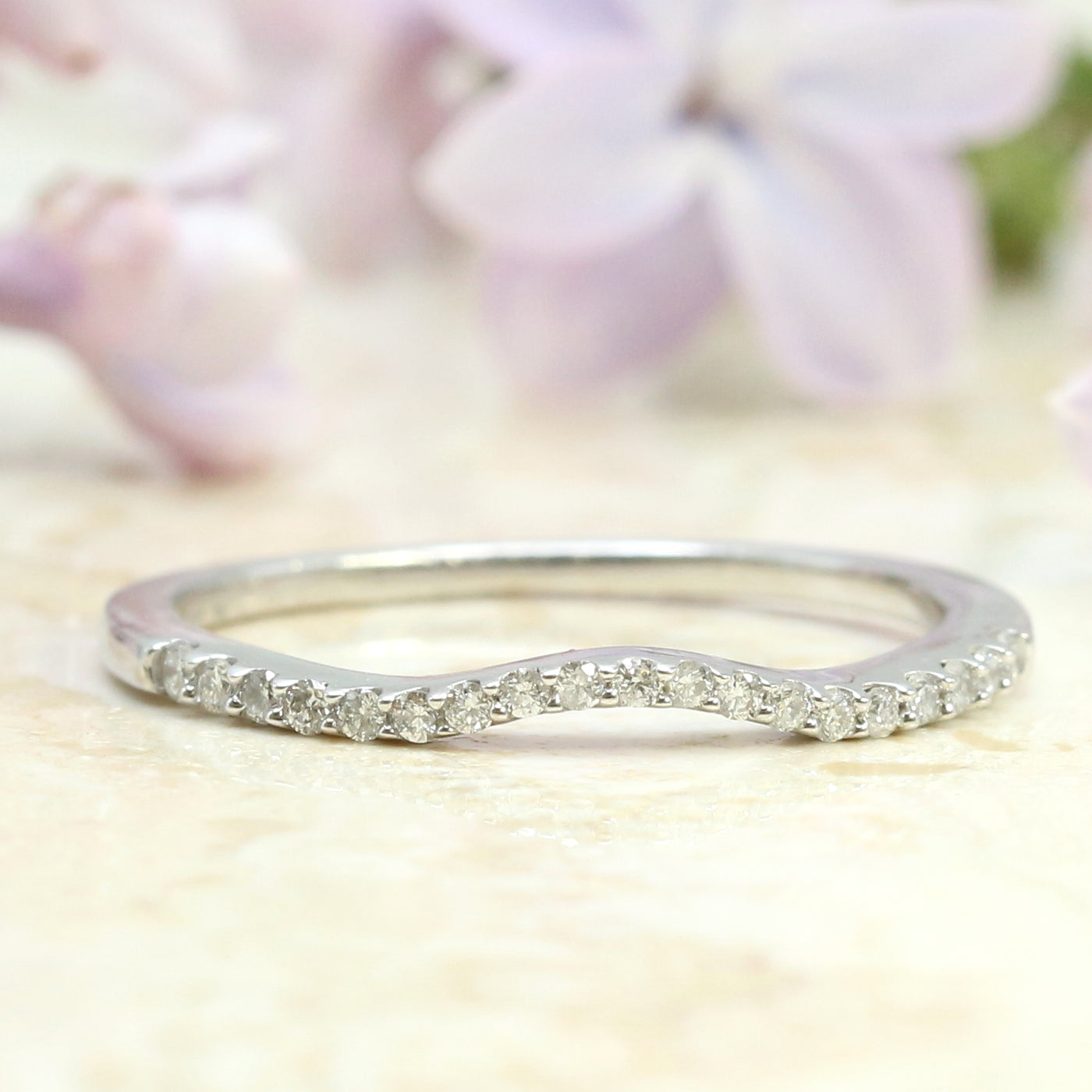 Diamond Fitted Band