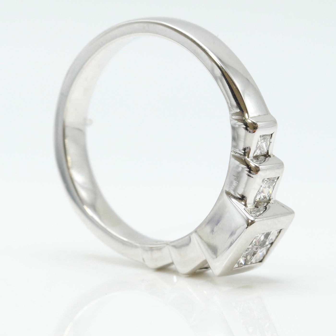 Invisible Set Diamond Ring
