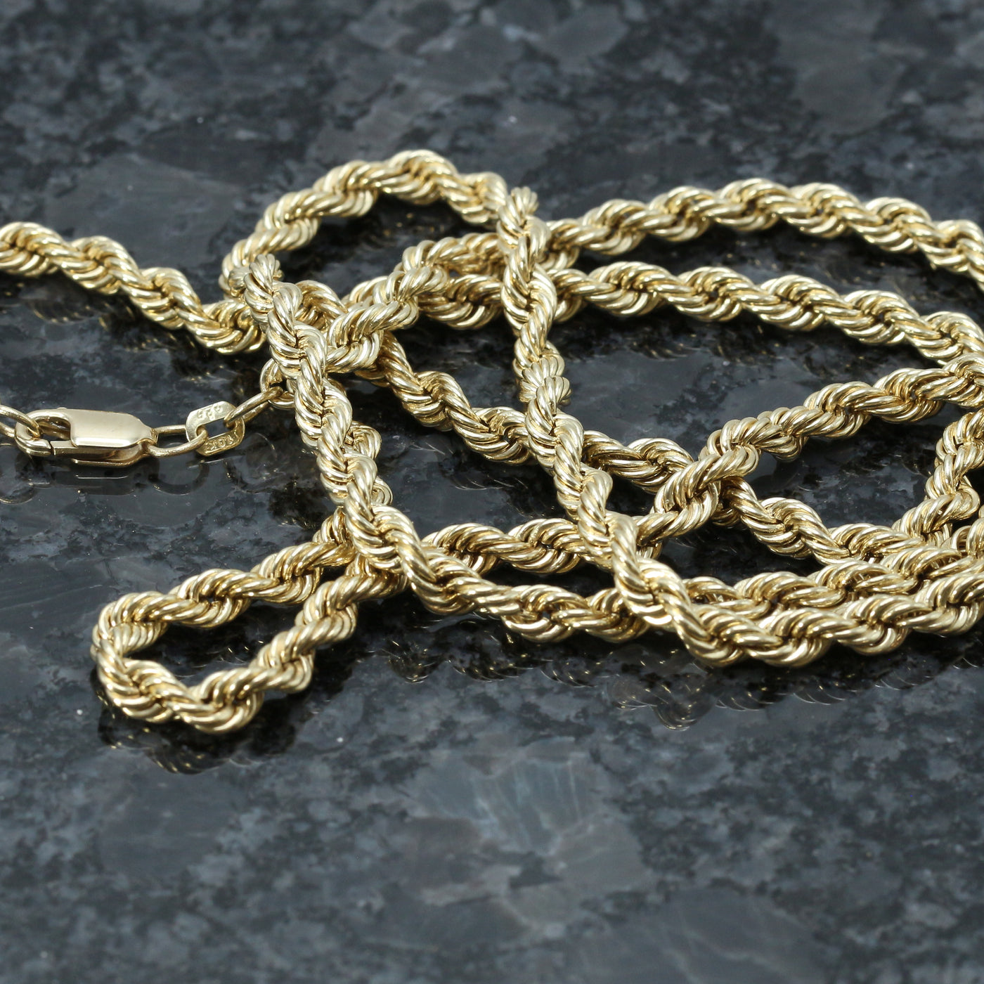 Yellow Gold Rope Chain